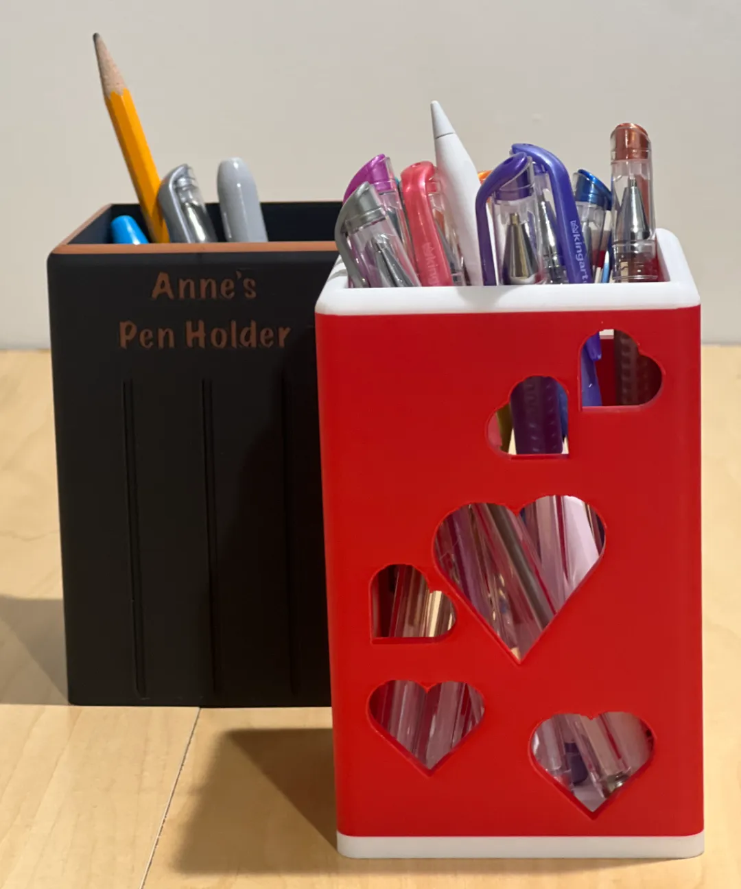 Heart & Name Pen holders - Office, in stock in India