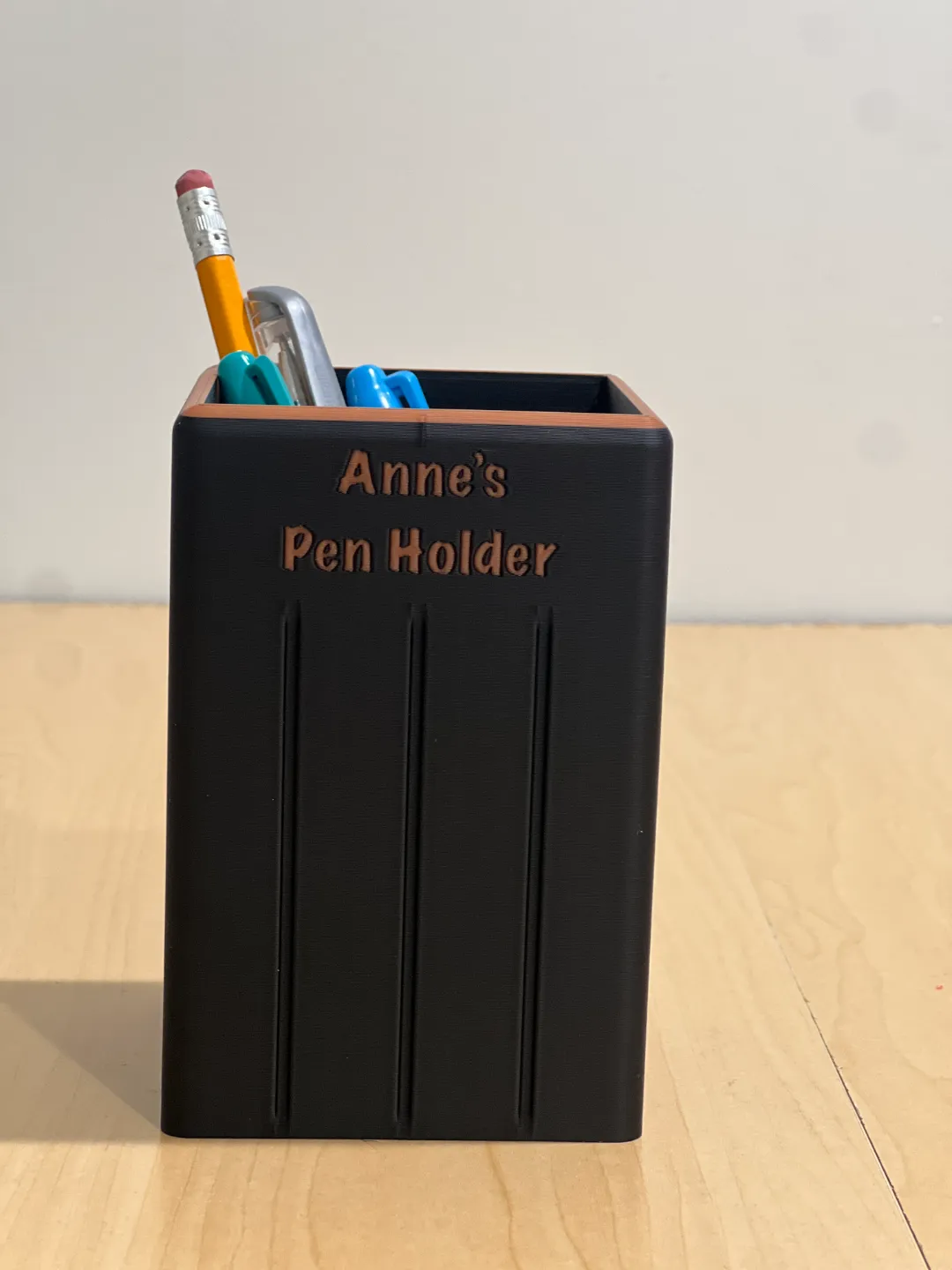 Heart & Name Pen holders, photo 2 of 4 - Heart & Name Pen holders Household