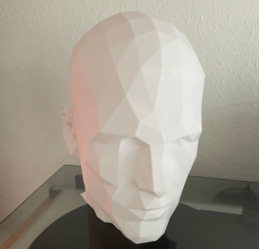 Low-Poly Head - Sculptures, in stock in India