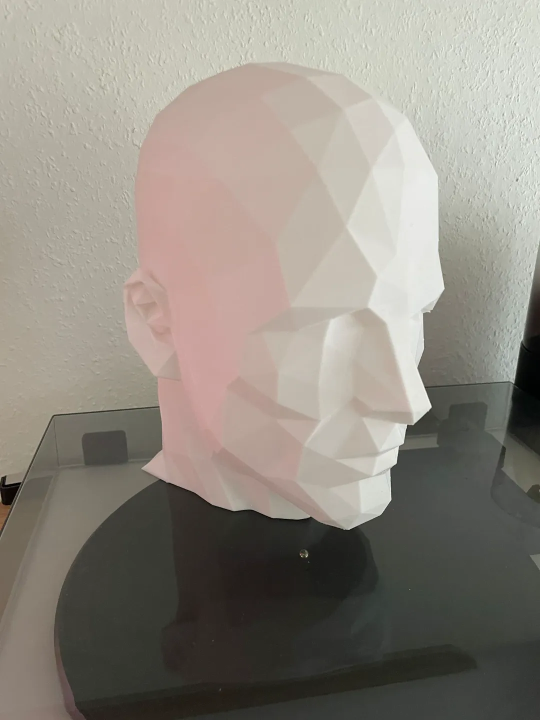 Low-Poly Head, photo 4 of 4 - Low-Poly Head Art