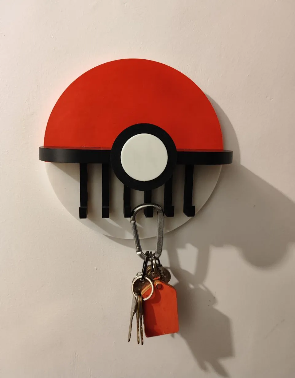 pokeball wall key Holder - Character Key Holders, in stock in India