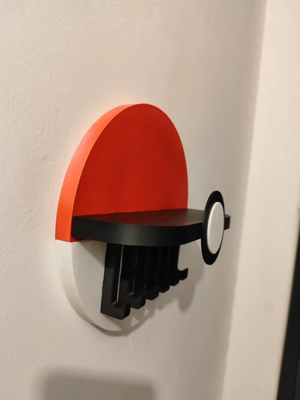 pokeball wall key Holder, photo 2 of 2 - pokeball wall key Holder Storage & Organisation