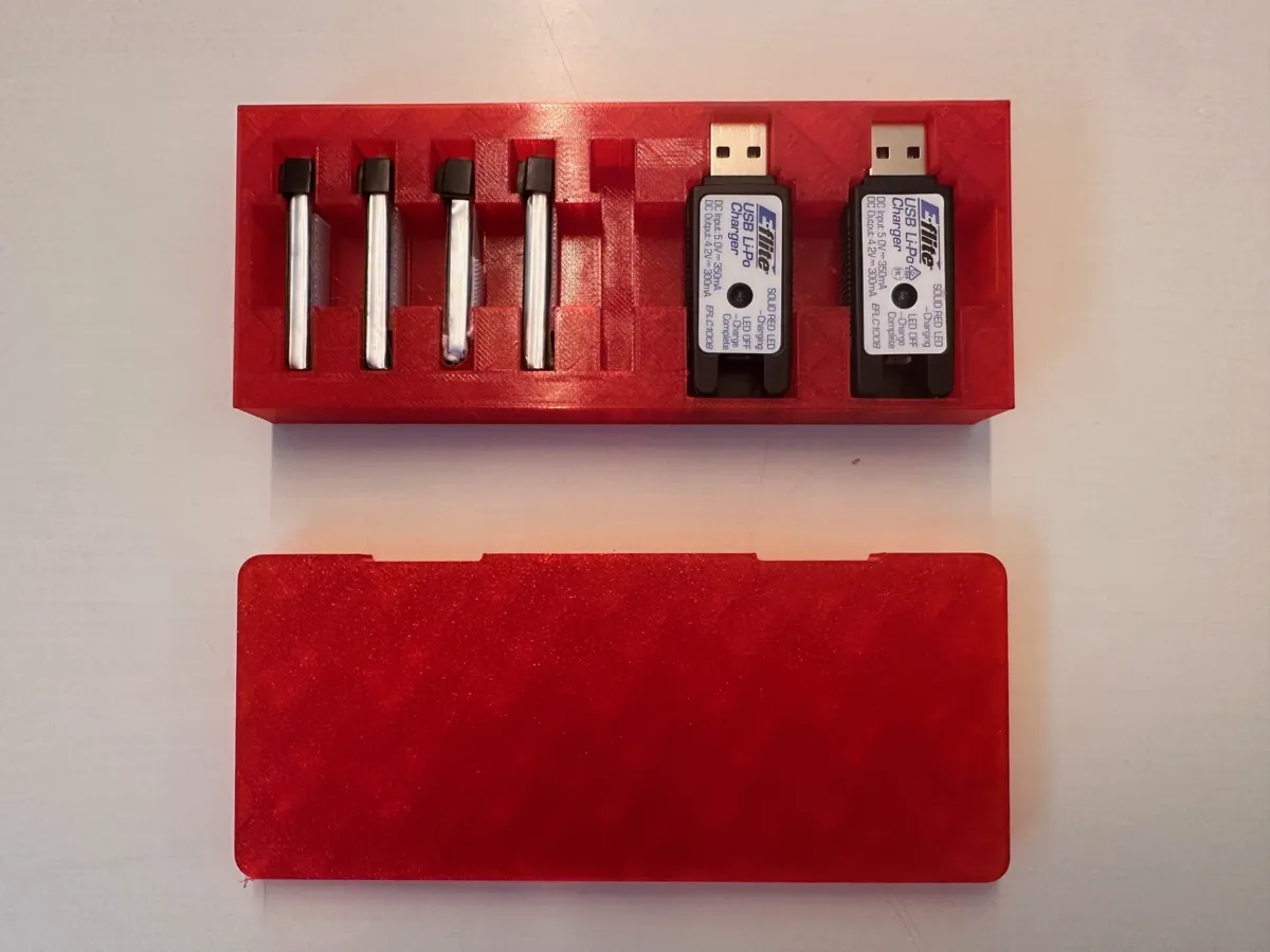Inserts for storage of E-Flite UMX batteries, photo 3 of 4 - Inserts for storage of E-Flite UMX batteries Hobby & DIY
