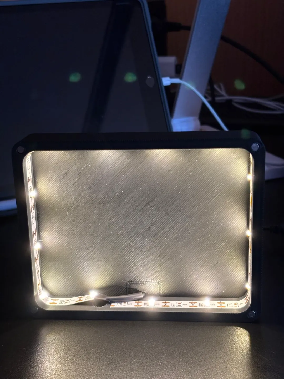 Michael Jackson and Elvis Presley LED Lamp, photo 3 of 4 - Michael Jackson and Elvis Presley LED Lamp Generative Art