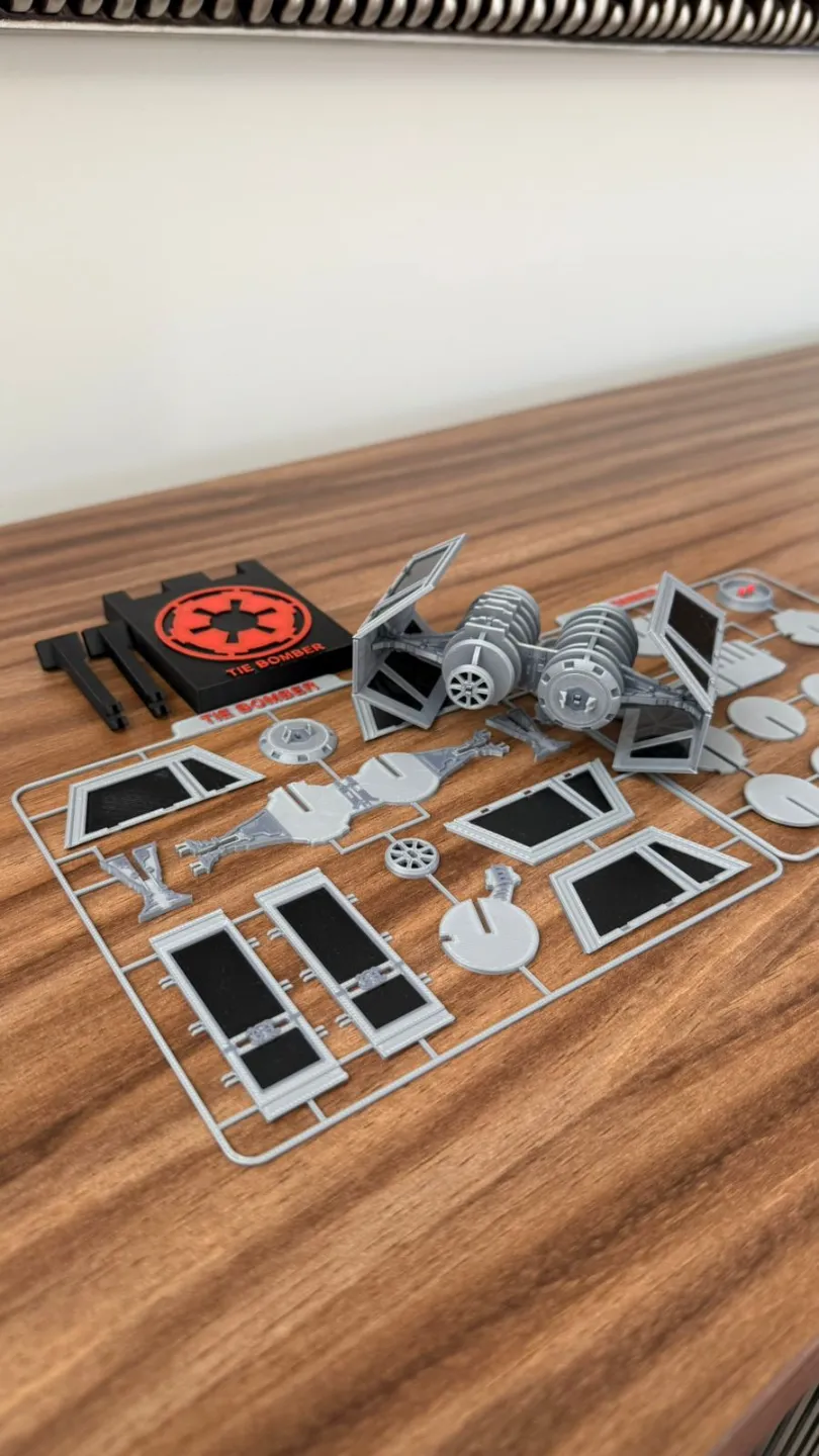Tie Bomber kit card, photo 2 of 4 - Tie Bomber kit card Toys & Games