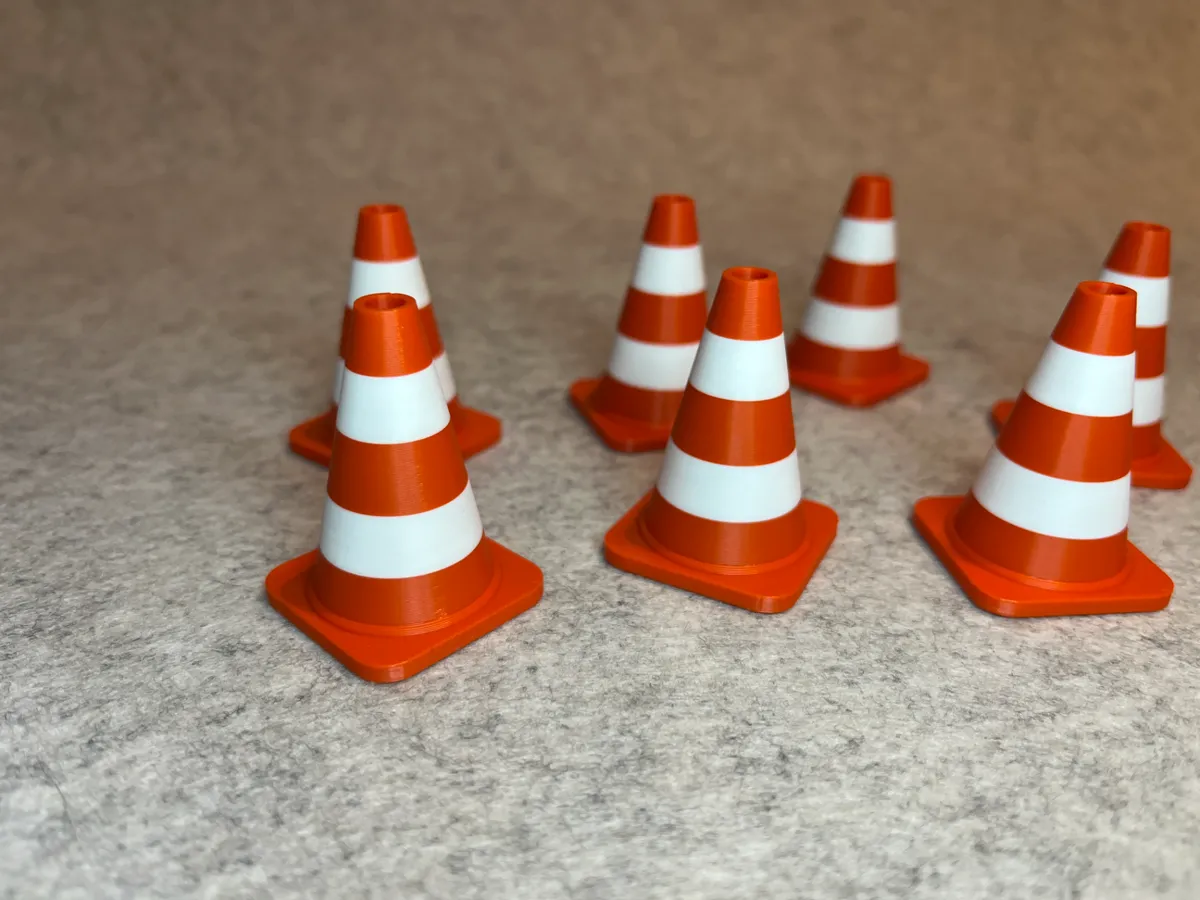 Mini traffic cone for RC cars, photo 2 of 4 - Mini traffic cone for RC cars Hobby & DIY