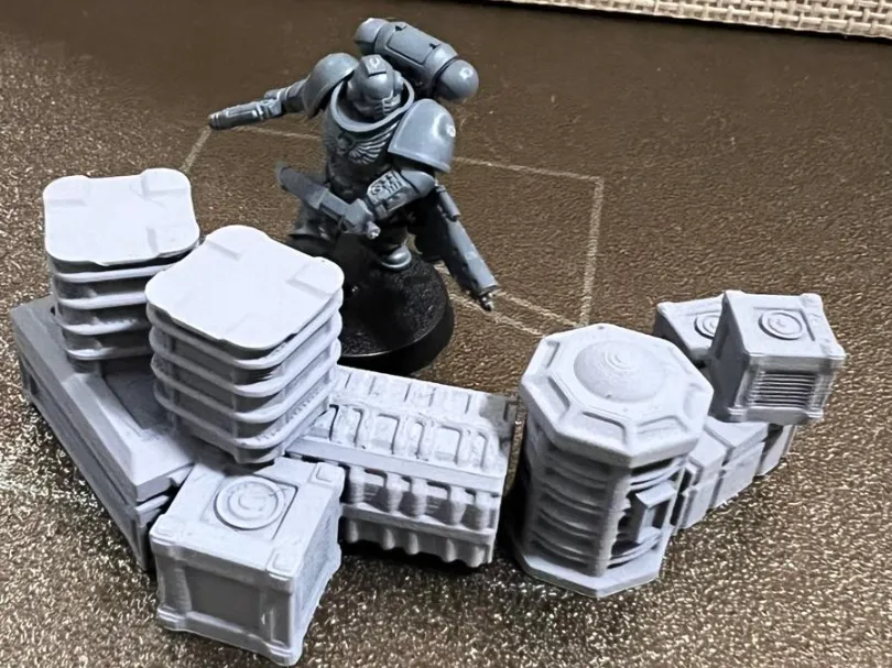 Boxes Barrier Terrain Wargaming