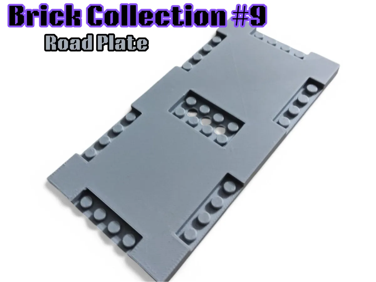 Bricks - LEGOs Compatible - 8x16 Road Plate - #9