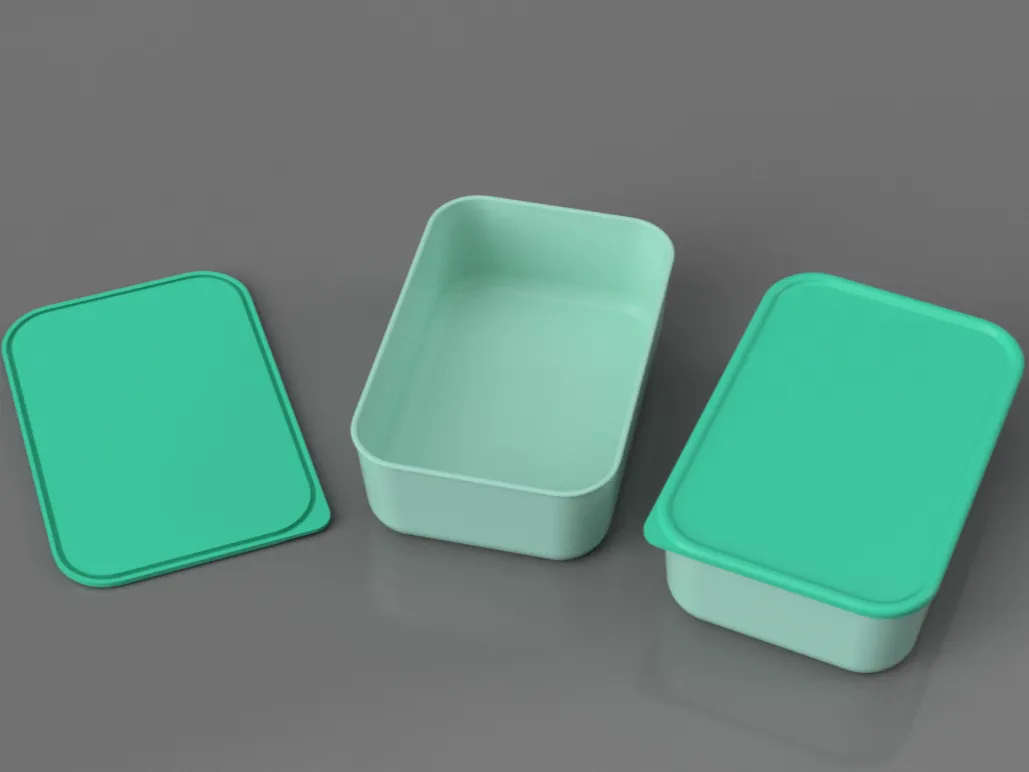 Clasic Strong Food Box 190x130x60mm
