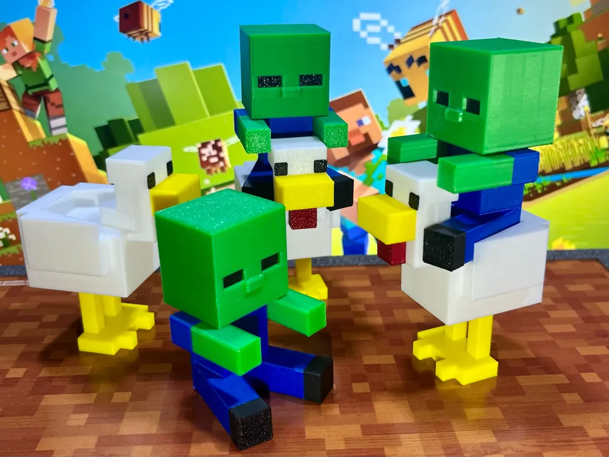 Chicken Jockey Minecraft