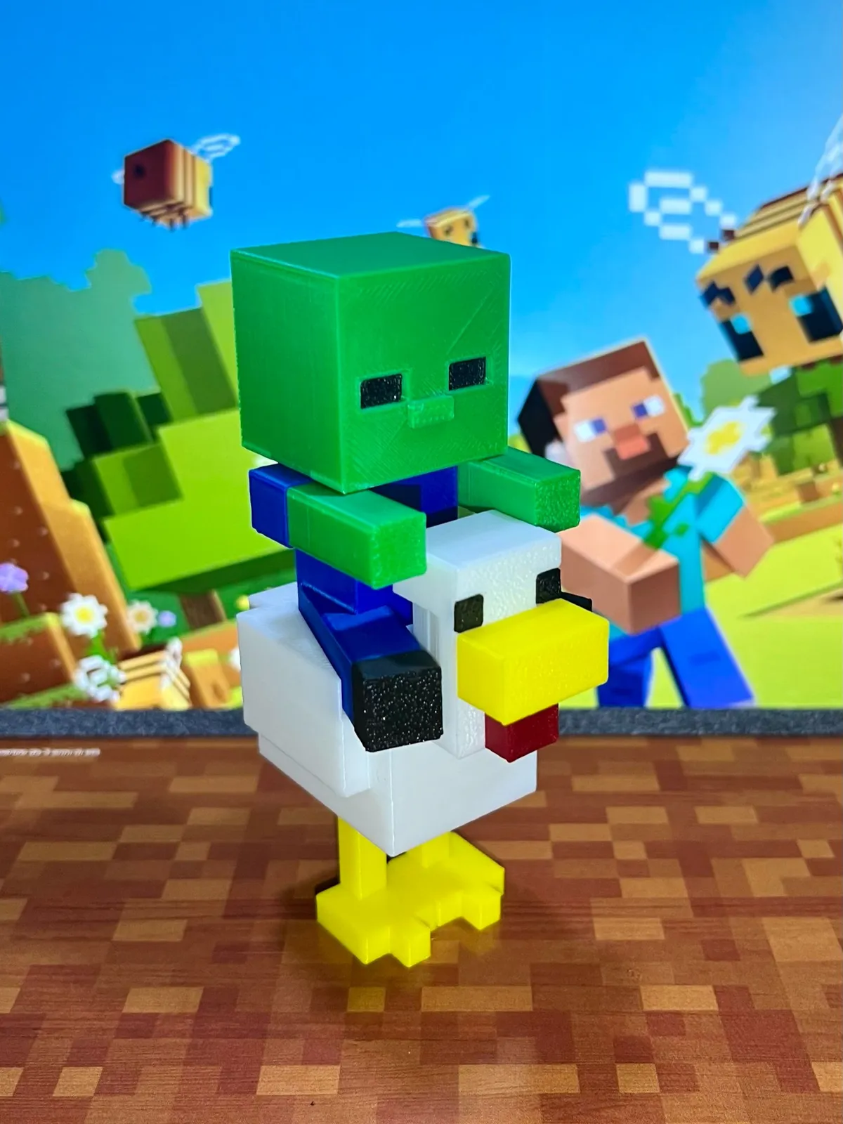 Chicken Jockey Minecraft, photo 4 of 4 - Chicken Jockey Minecraft Figurines & Collectibles