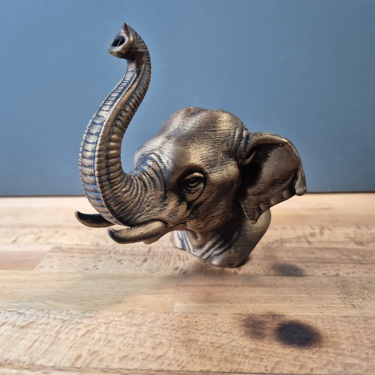Azian Elephant Bust Model, photo 3 of 3 - Azian Elephant Bust Model Figurines & Collectibles