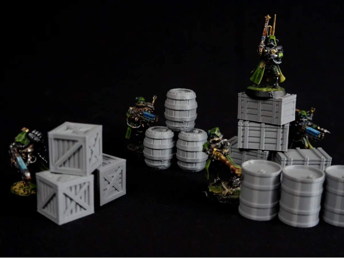 Terrain boxes and barrels