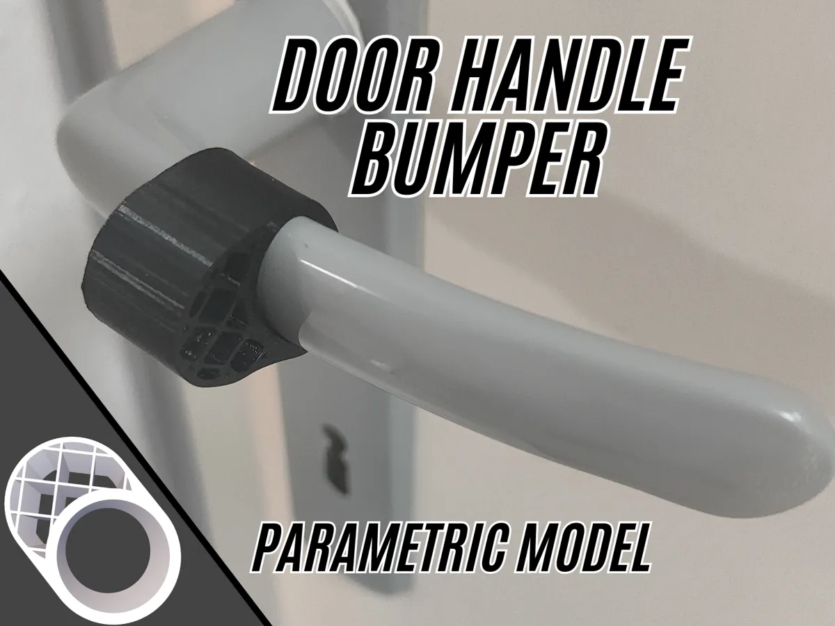 Parametric Door Handle Wall Protector