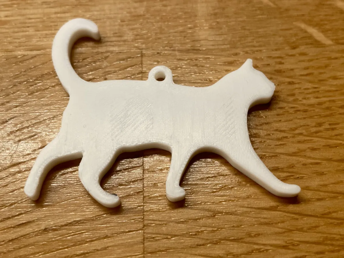 cat keychain
