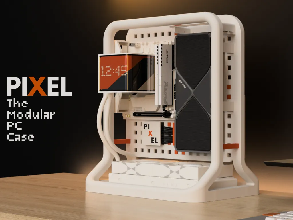 Pixel Modular Open Frame PC Case