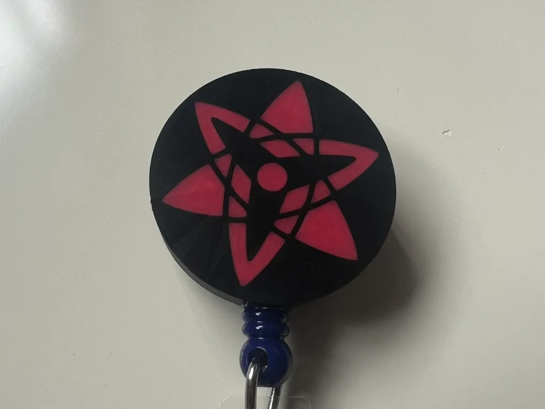 Mangekyou Sharingan Cover for Retractable ID Reel