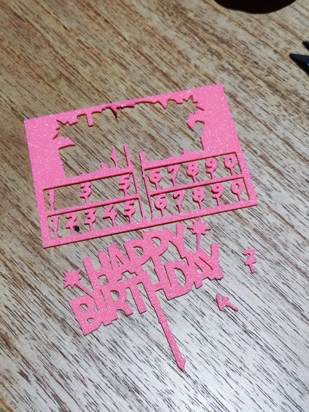 Birthday Kit Card - Simple birthday cake decoration in pocket, photo 3 of 4 - Birthday Kit Card - Simple birthday cake decoration in pocket Gifts & Occasions