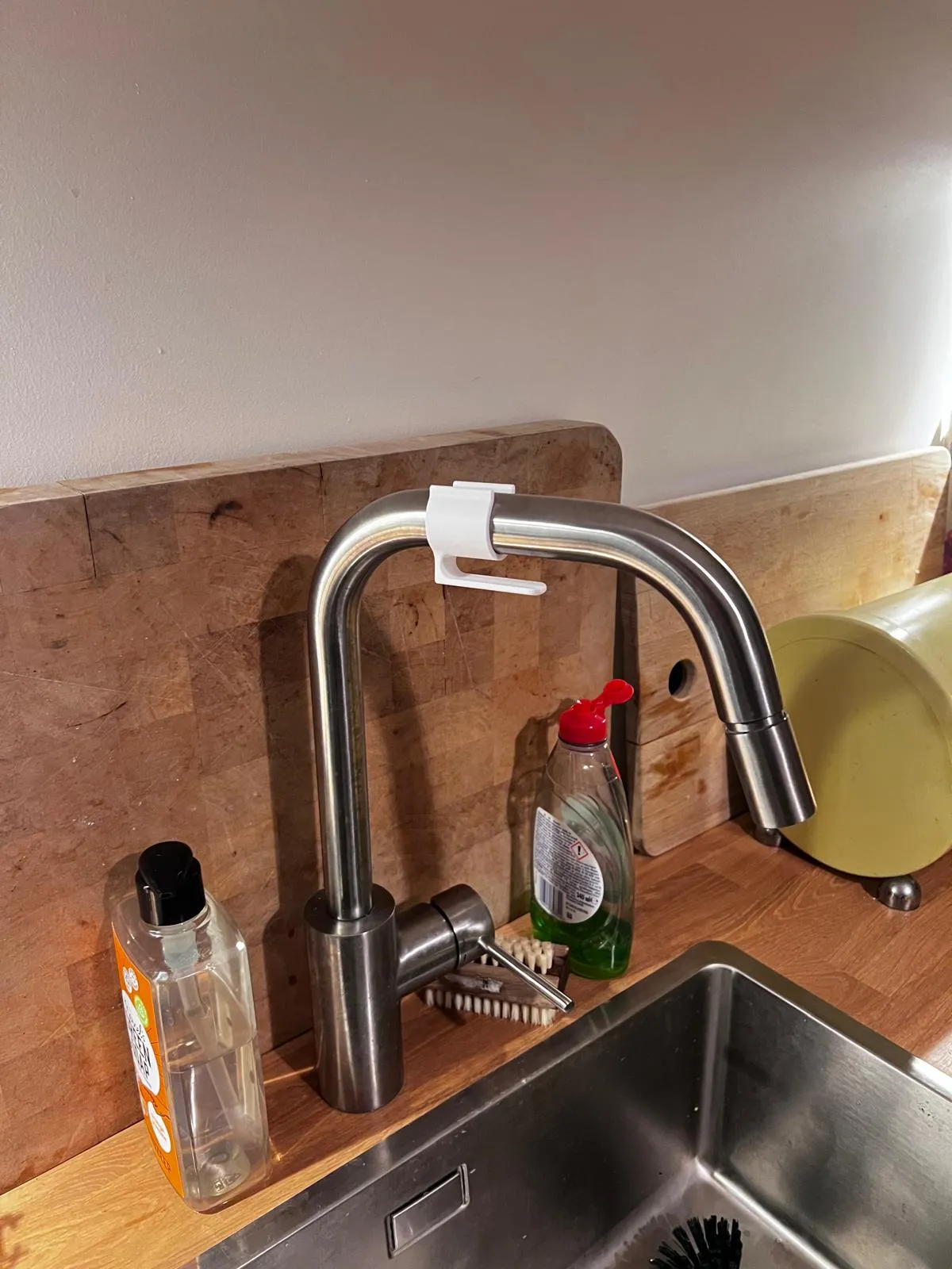 Kitchen Cloth Holder for Ø26mm Faucet | no tools, photo 2 of 3 - Kitchen Cloth Holder for Ø26mm Faucet | no tools Kitchen & Dining