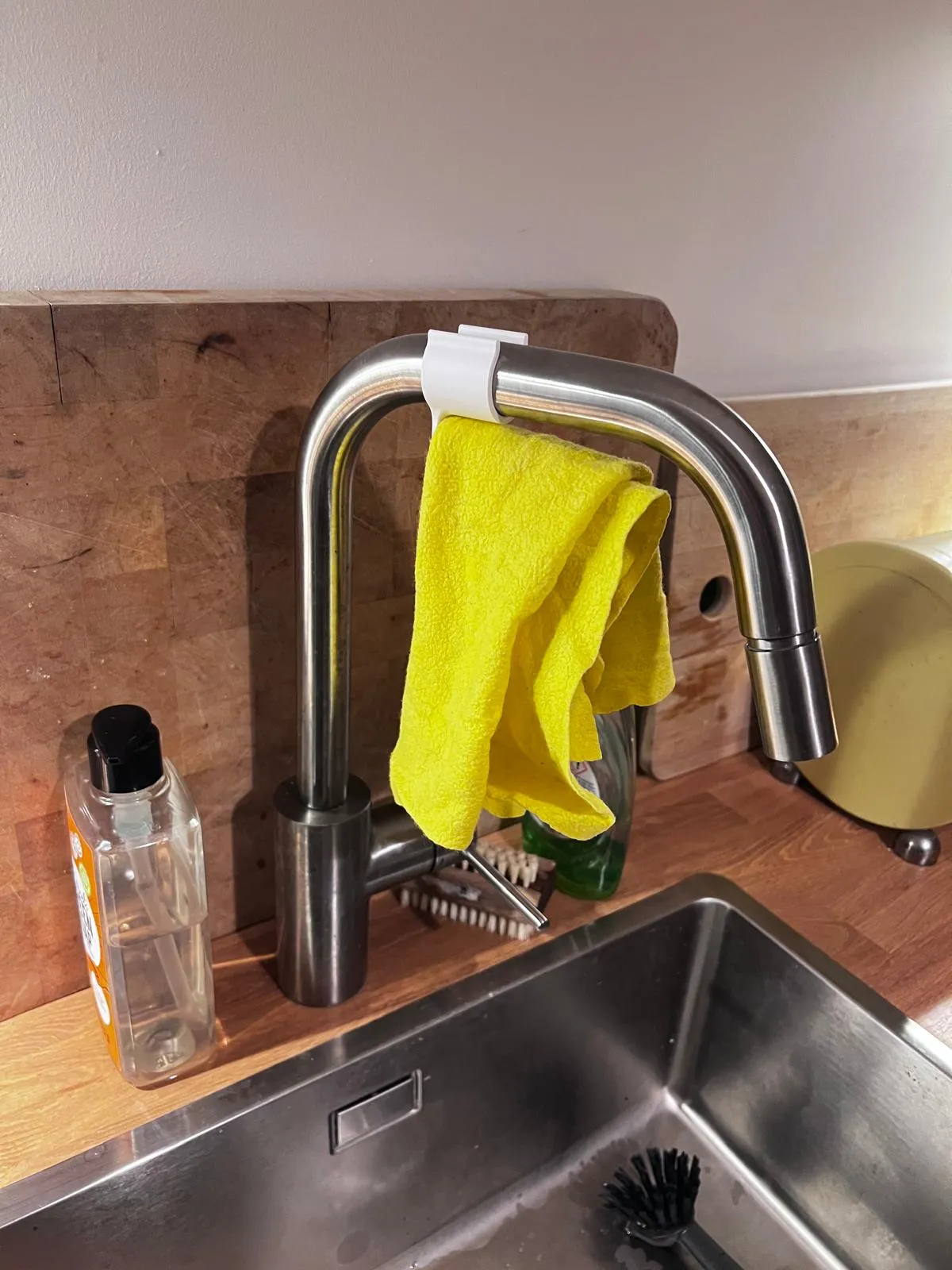 Kitchen Cloth Holder for Ø26mm Faucet | no tools, photo 3 of 3 - Kitchen Cloth Holder for Ø26mm Faucet | no tools Kitchen & Dining
