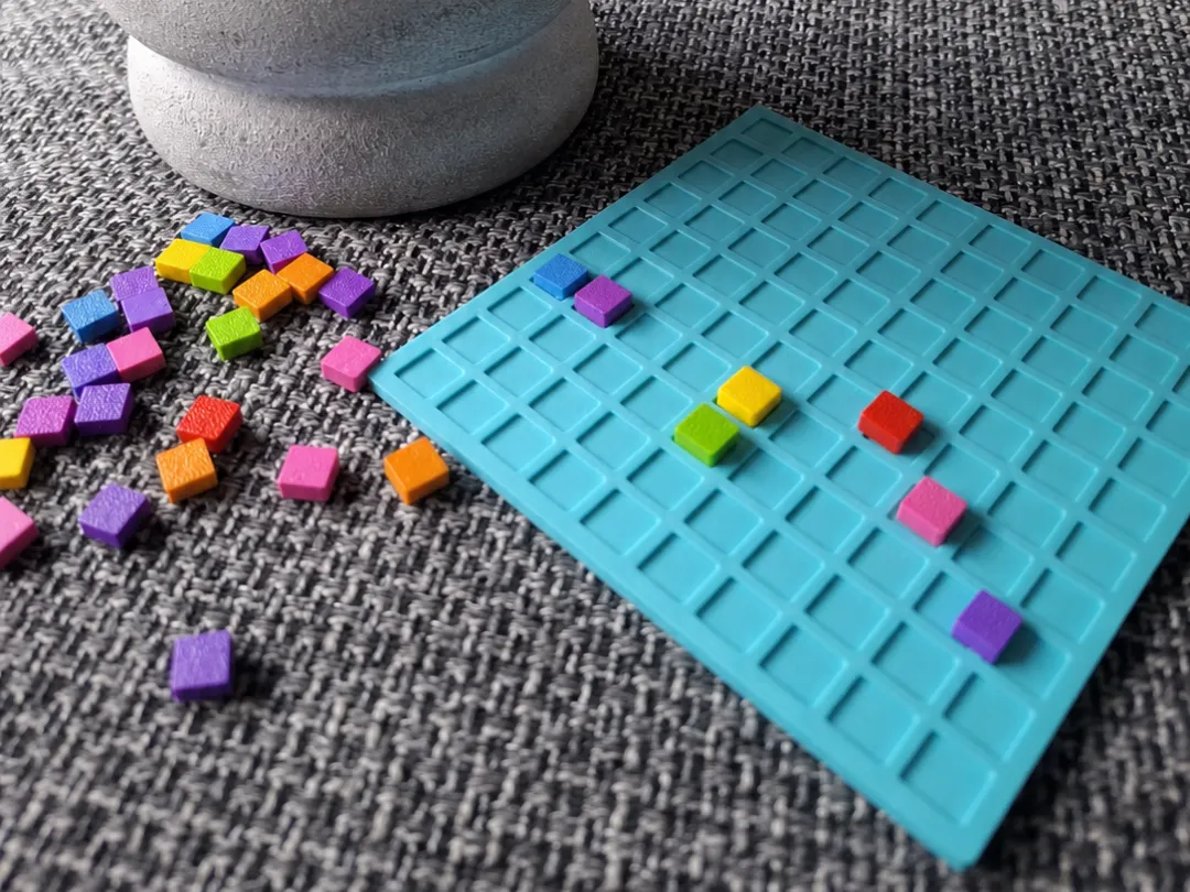 10x10 Pixel Mosaic Board for Kids