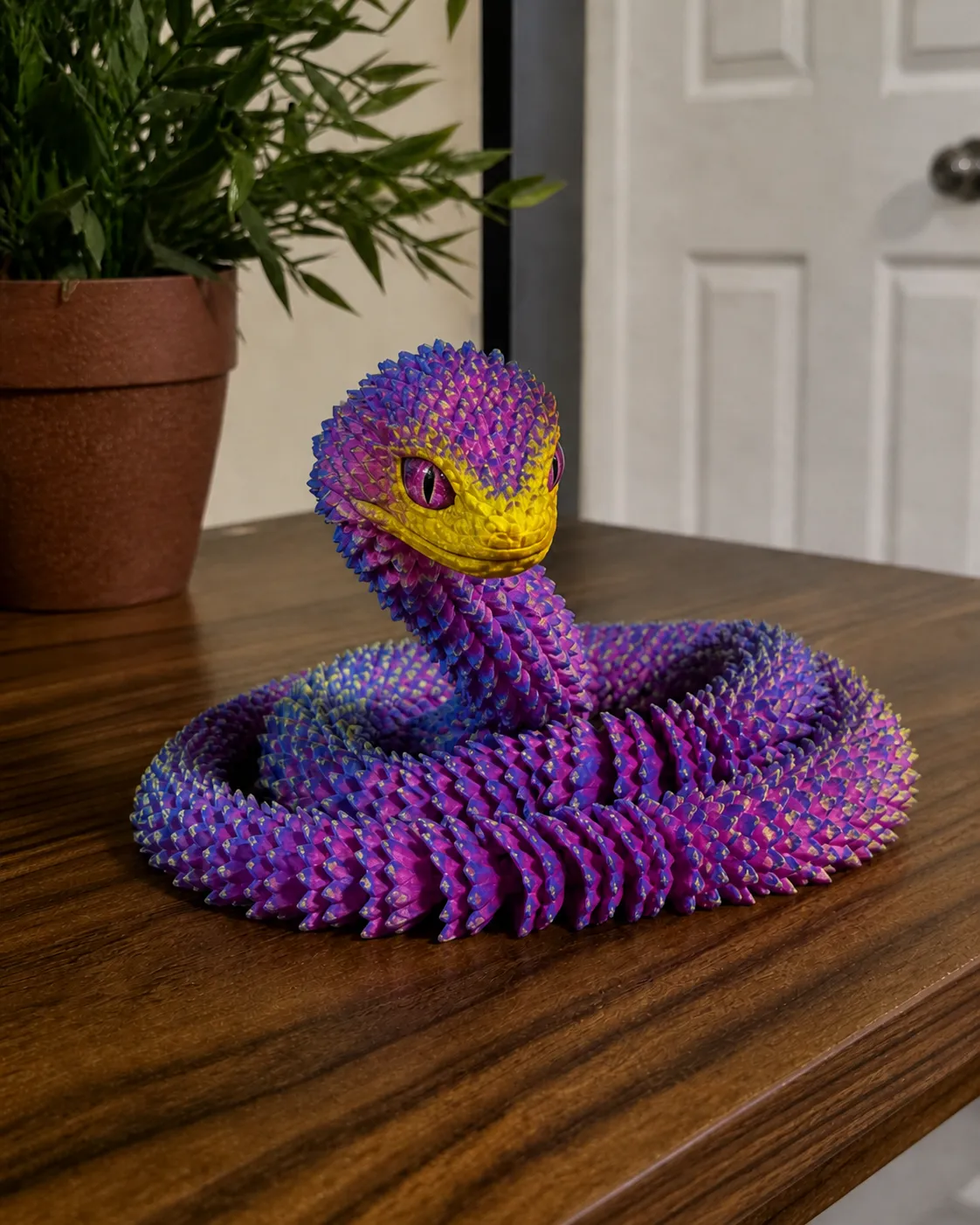 Articulated Fidget Snake toy with Separate Eyes, photo 3 of 4 - Articulated Fidget Snake toy with Separate Eyes Fidget & Sensory Toys