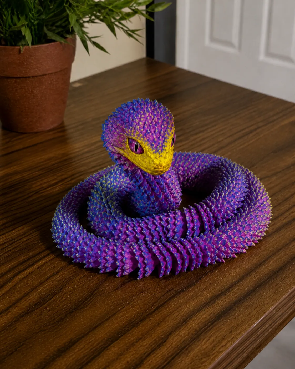 Articulated Fidget Snake toy with Separate Eyes, photo 4 of 4 - Articulated Fidget Snake toy with Separate Eyes Fidget & Sensory Toys