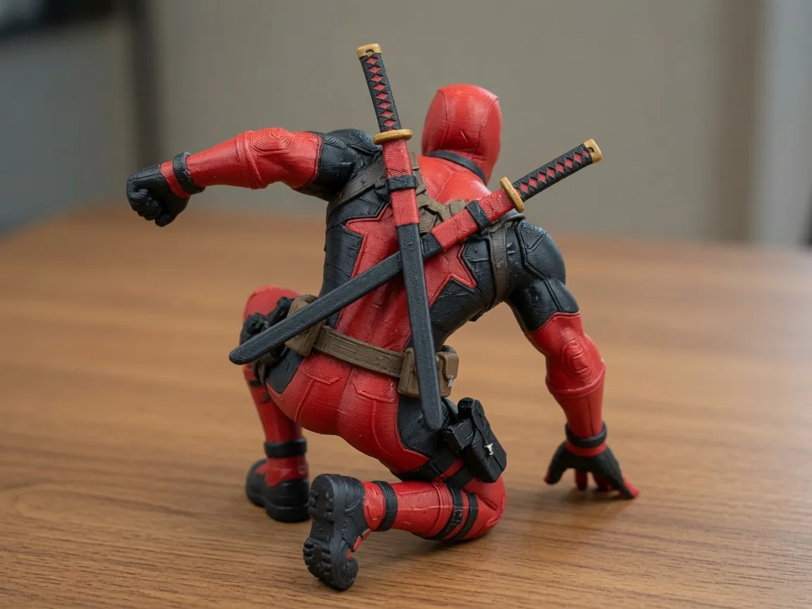 Deadpool Landing Figure | Marvel, photo 3 of 3 - Deadpool Landing Figure | Marvel Figurines & Collectibles