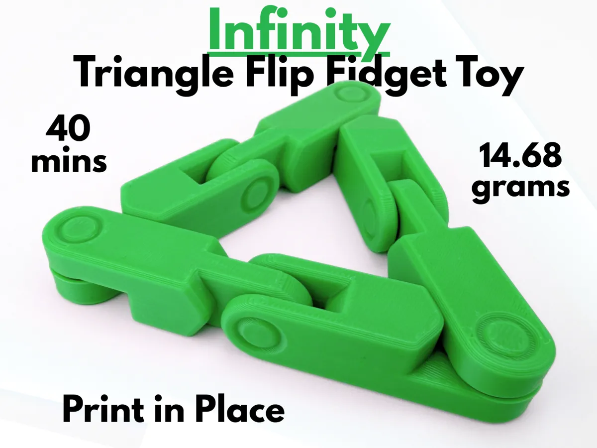 Infinity Triangle Flip Fidget Toy - Infinity Cubes & Twisty Fidgets, in stock