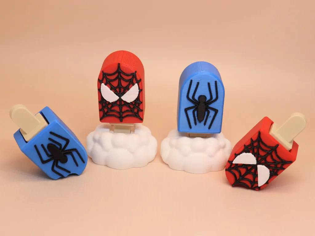 Spiderman Popsicle Clicker Fidget Toy, photo 3 of 4 - Spiderman Popsicle Clicker Fidget Toy Toys & Games