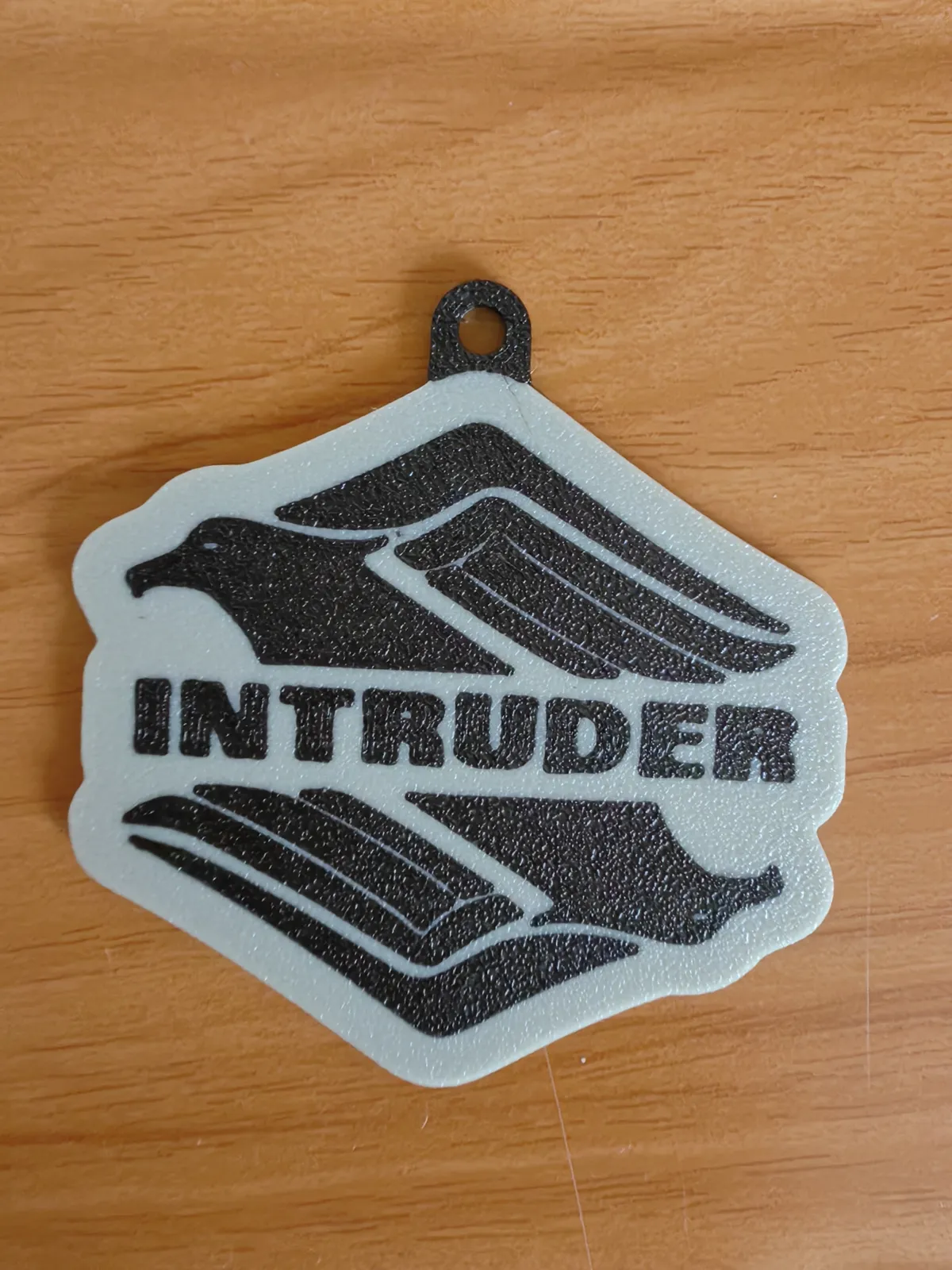 Suzuki Intruder logo keychain, photo 2 of 2 - Suzuki Intruder logo keychain Keychains