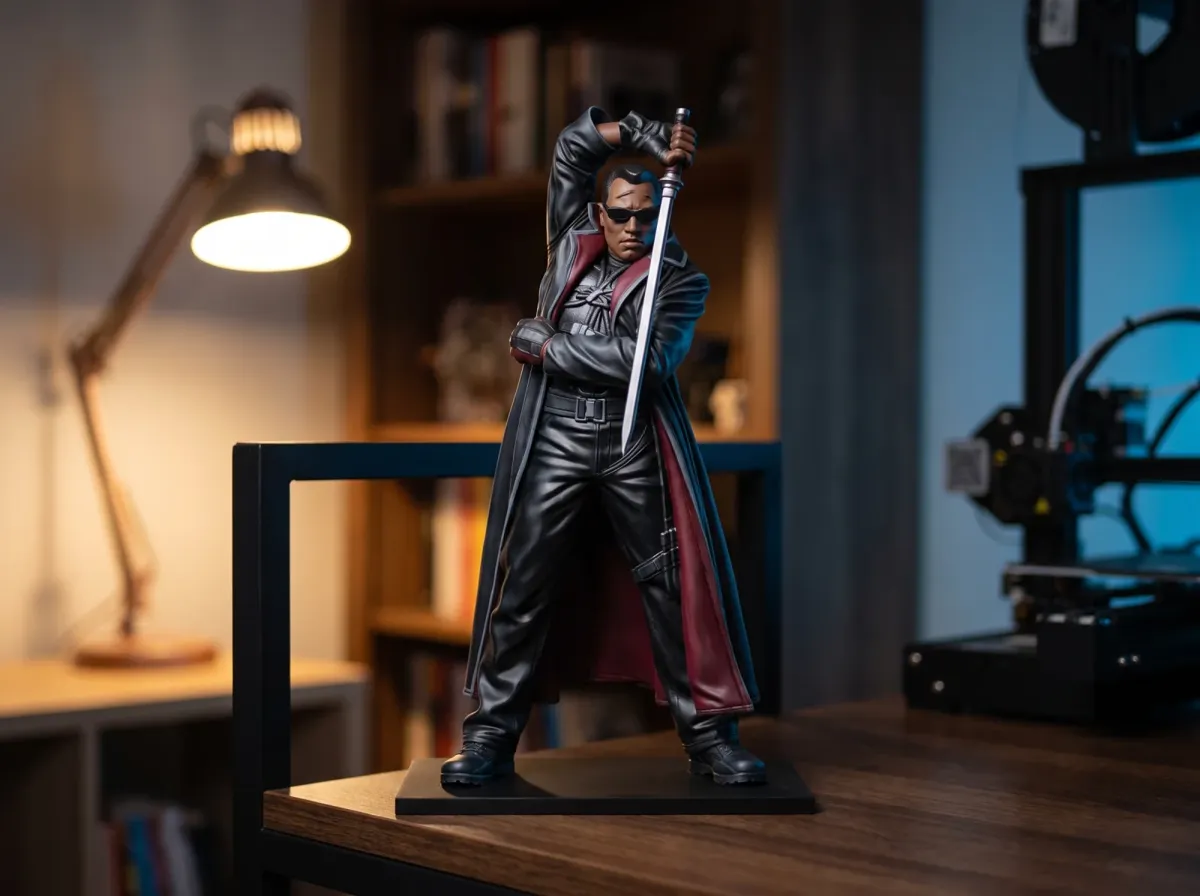 Blade - Daywalker Vampire Hunter Statue (Fan Art), photo 4 of 4 - Blade - Daywalker Vampire Hunter Statue (Fan Art) Tools & Workshop