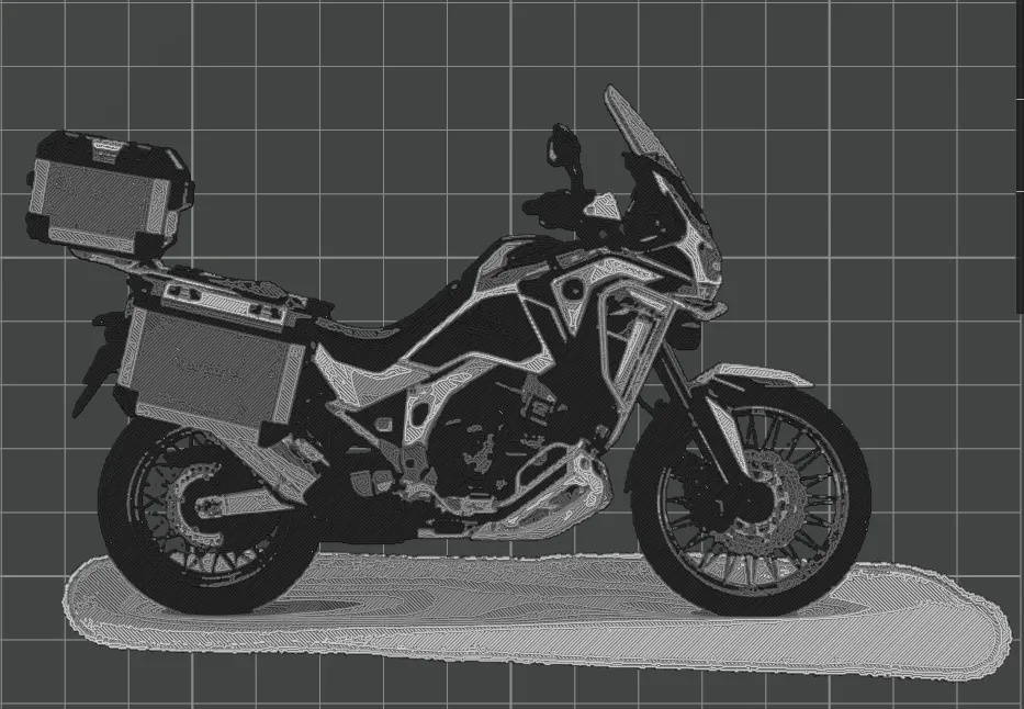 Honda Africa Twin Motorcycle Model, photo 2 of 2 - Honda Africa Twin Motorcycle Model Education