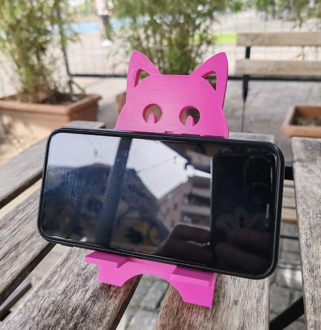 Cat Lovers Phone Stand, photo 2 of 2 - Cat Lovers Phone Stand Mobile & Device Accessories