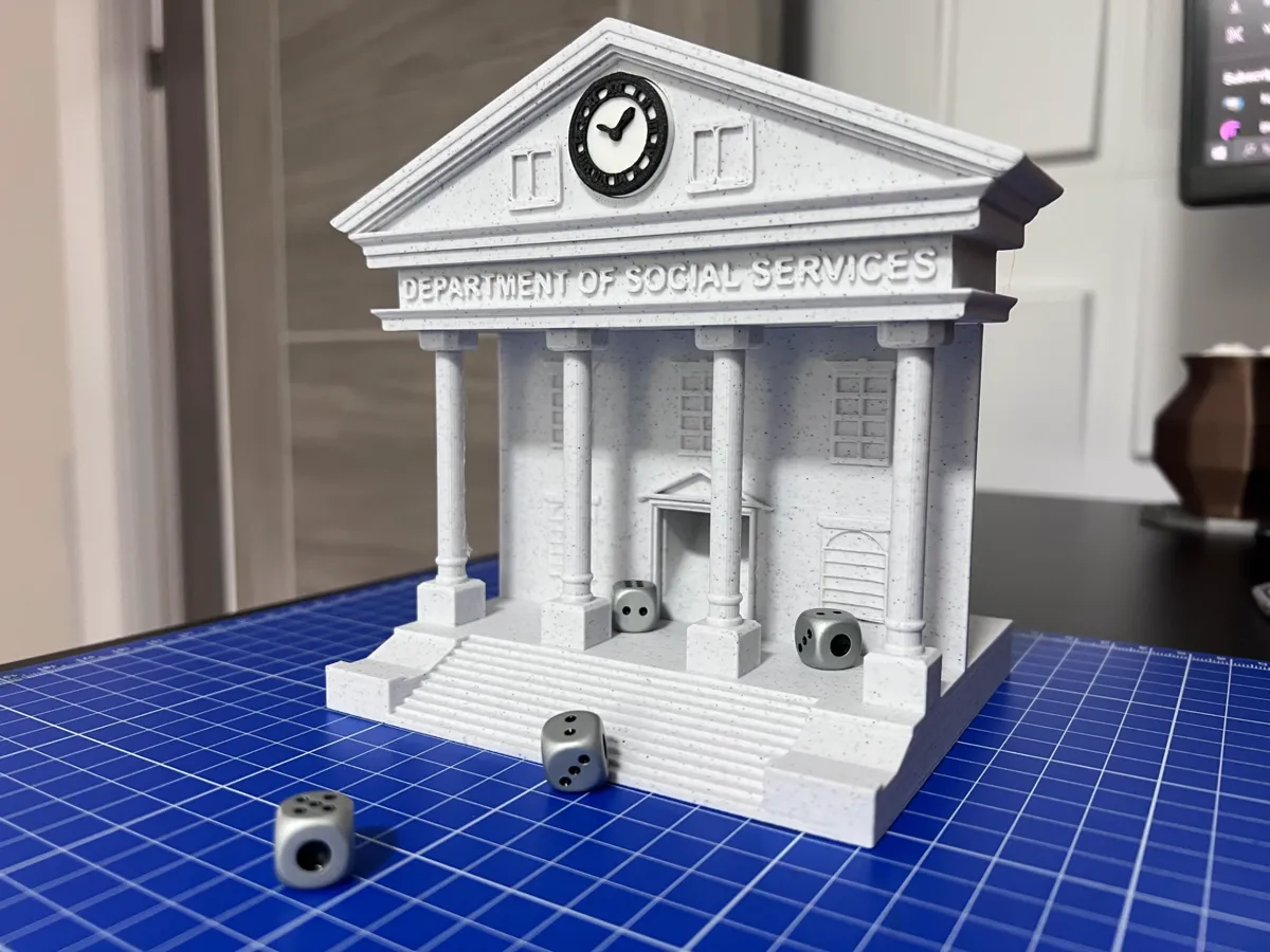 Hill Valley - Back To The Future Dice Tower, photo 2 of 4 - Castle & Tower Dice Towers, dicetower