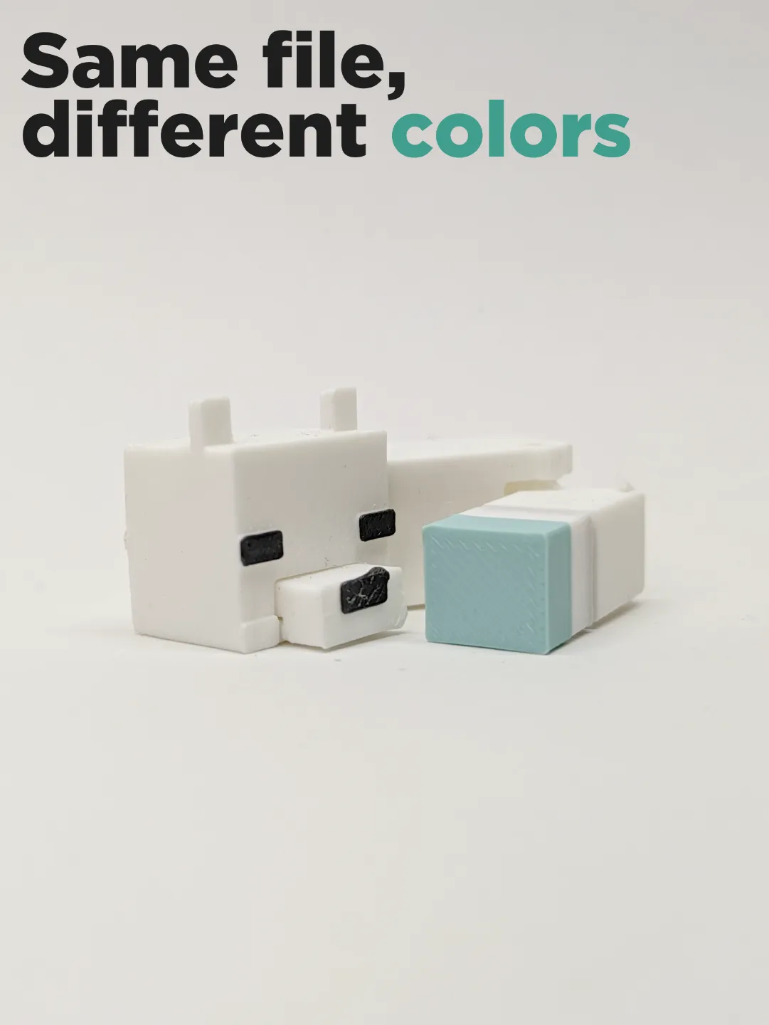 Minecraft Fox Kit Card - With and without, photo 3 of 4 - Minecraft Fox Kit Card - With and without Miniatures