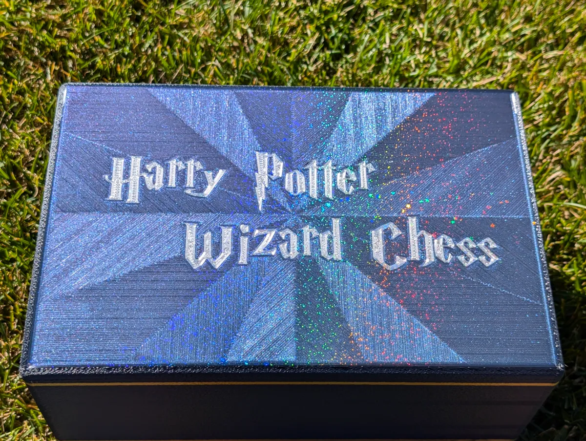 Harry Potter Wizard Chess with Storage Box, photo 3 of 4 - Harry Potter Wizard Chess with Storage Box Board Games & Tabletop
