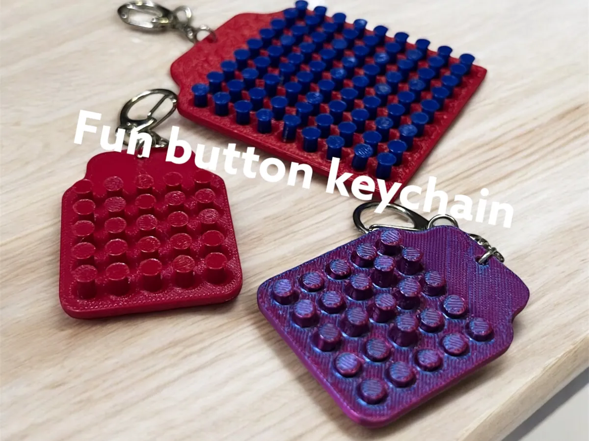 Fun button keychain - Home Accents, in stock in India