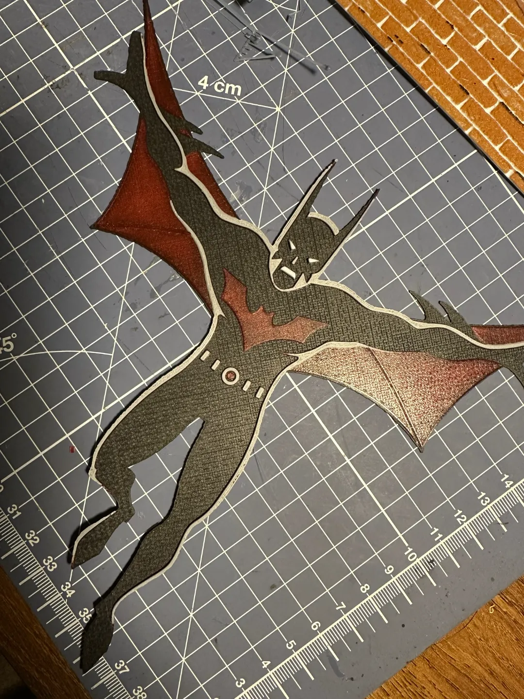 Batman Beyond Hueforge wall art, photo 2 of 2 - Batman Beyond Hueforge wall art Home Decor Items