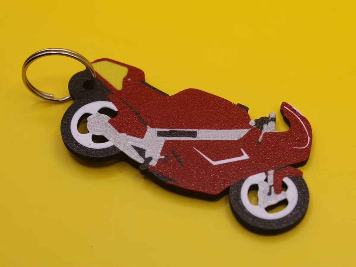 Motorcycle keychain Pelas pipo 50 - moped - 2D Art, in stock in India
