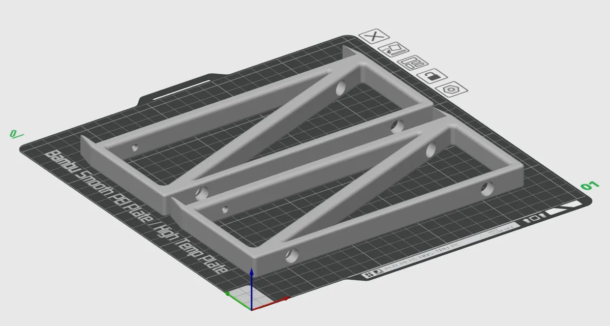 Monitor Stand Brackets for 200 mm wooden board, photo 2 of 4 - Monitor Stand Brackets for 200 mm wooden board Household