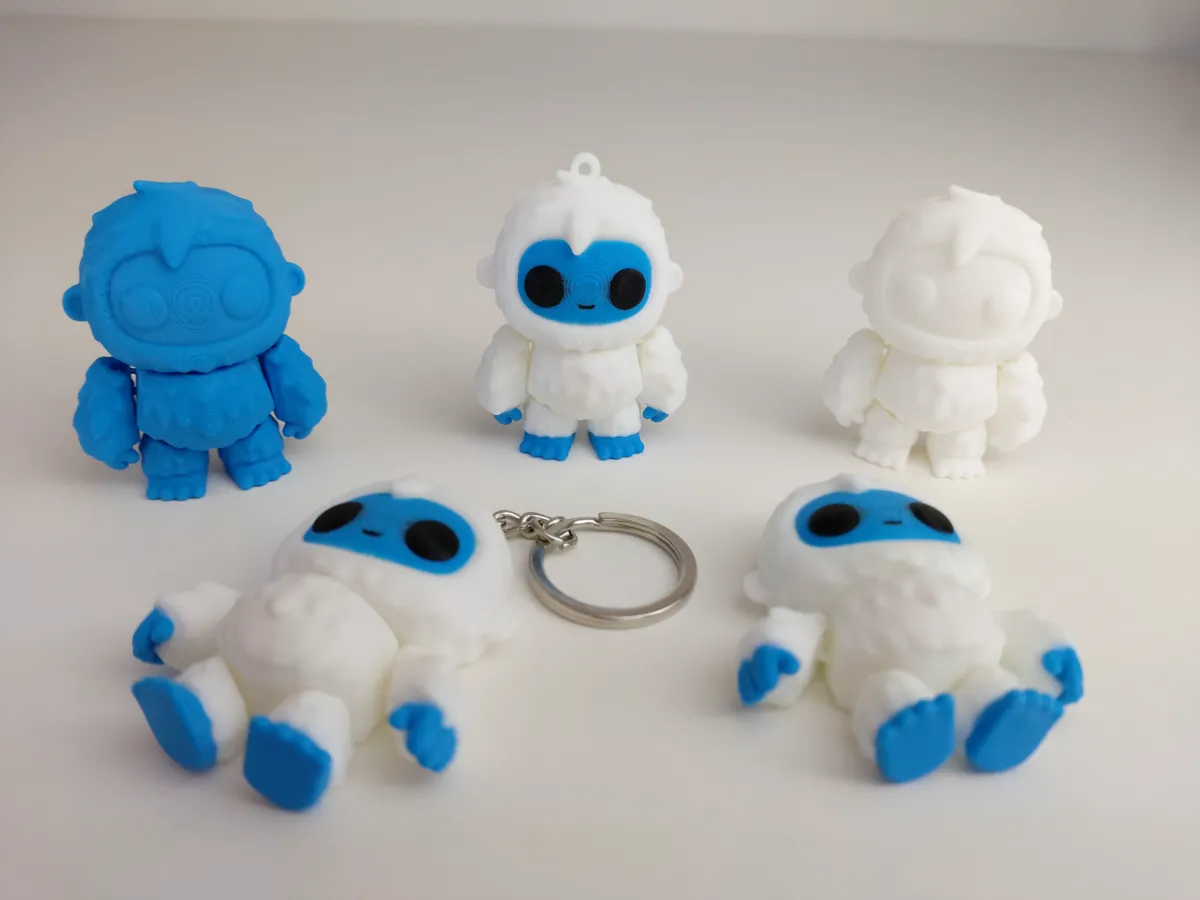 Cute Articulated Yeti I "old" version, photo 2 of 4 - Cute Articulated Yeti I "old" version Fidget & Sensory Toys