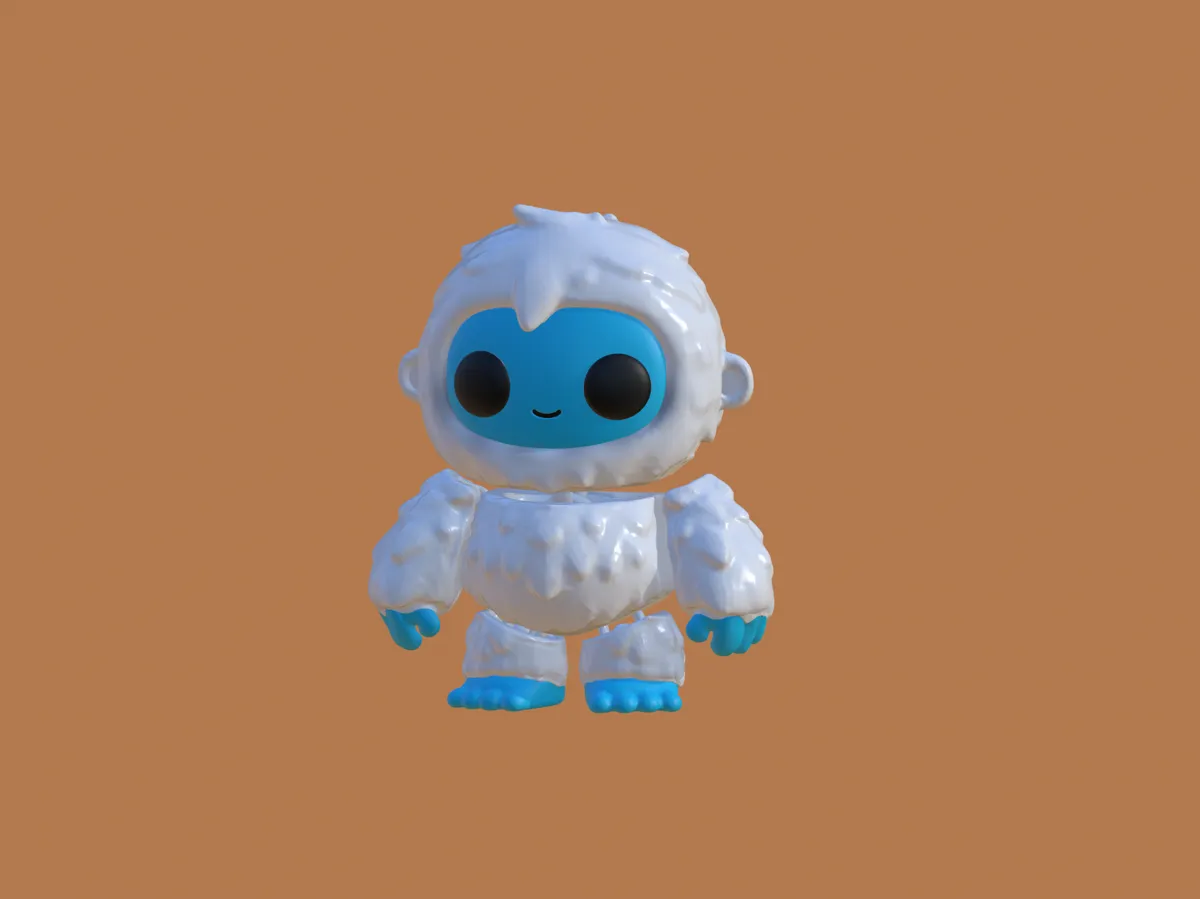 Cute Articulated Yeti I "old" version, photo 3 of 4 - Cute Articulated Yeti I "old" version Fidget & Sensory Toys