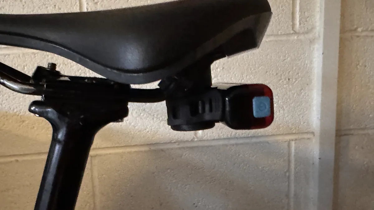 Bike saddle rear Light mount with Airtag holder - Bicycle Wall Hooks & Stands, in stock