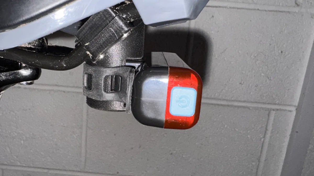 Bike saddle rear Light mount with Airtag holder, photo 2 of 4 - Bike saddle rear Light mount with Airtag holder Cycling