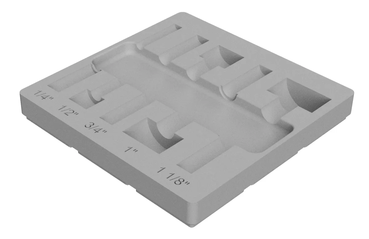 Irwin 5-Piece Forstner Bit Set - Gridfinity Holder, photo 2 of 2 - Irwin 5-Piece Forstner Bit Set - Gridfinity Holder Storage & Organisation
