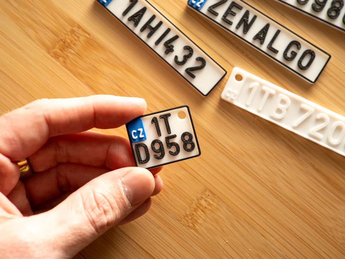 Car Motorcycle licence plate EU