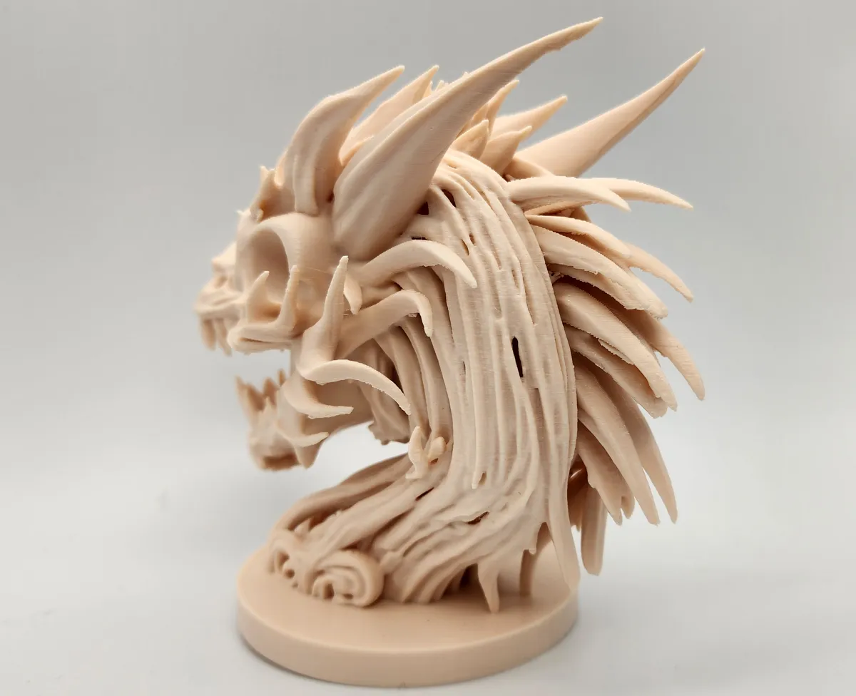 Skeletal Dragon Bust Sculpture 2, photo 3 of 4 - Skeletal Dragon Bust Sculpture 2 Figurines & Collectibles