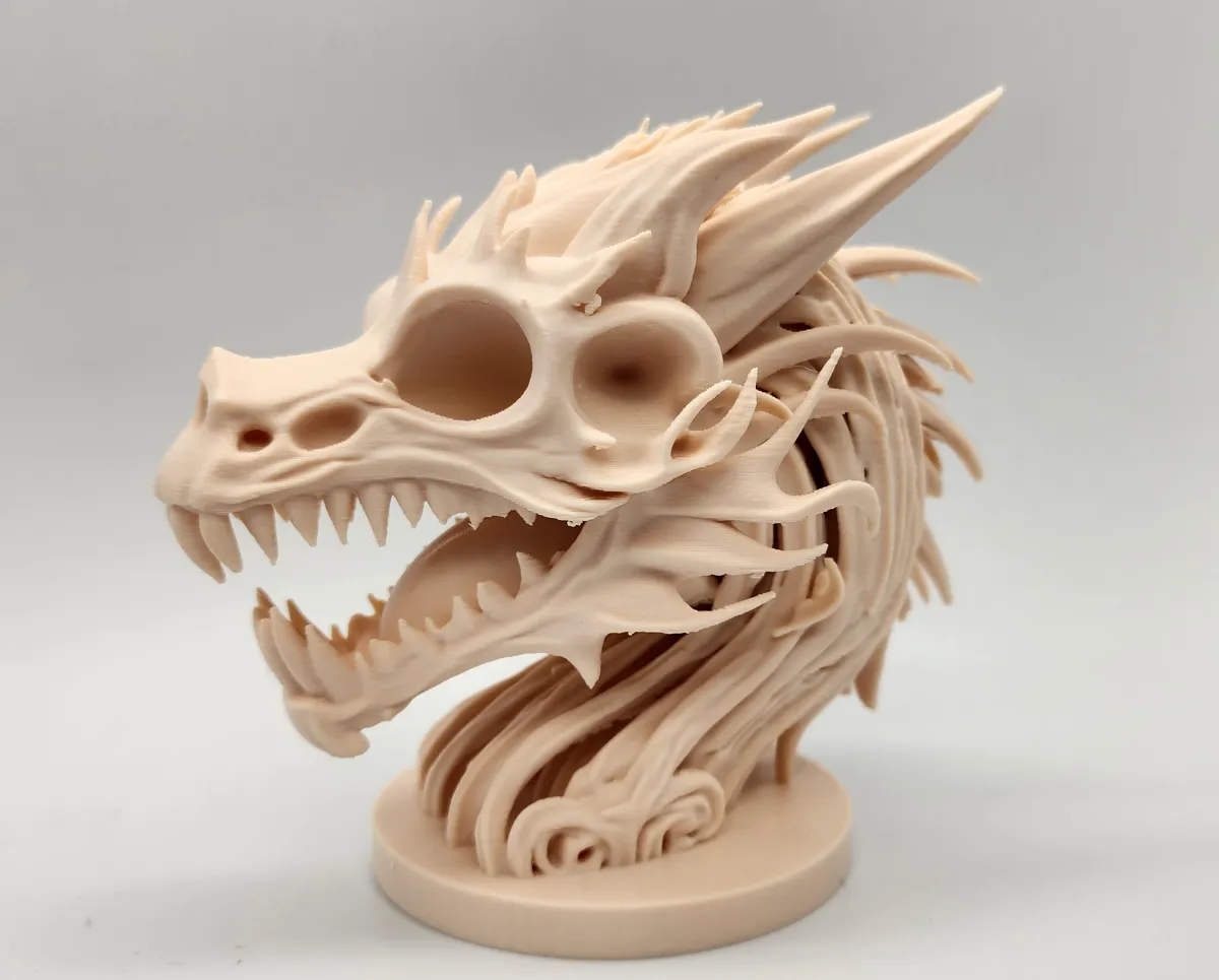 Skeletal Dragon Bust Sculpture 2, photo 4 of 4 - Skeletal Dragon Bust Sculpture 2 Figurines & Collectibles