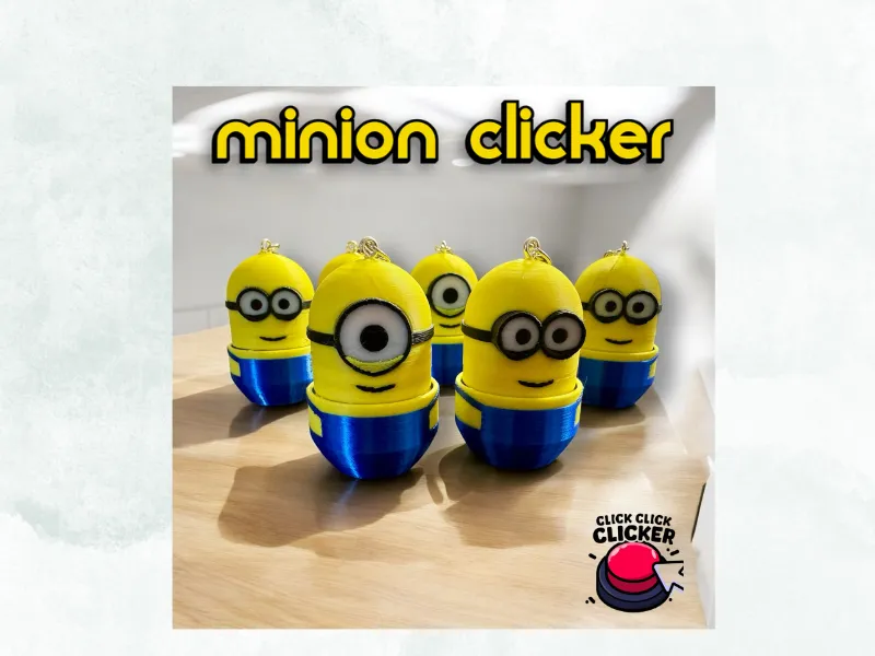 Minion Clickers - Button & Click Fidgets, in stock